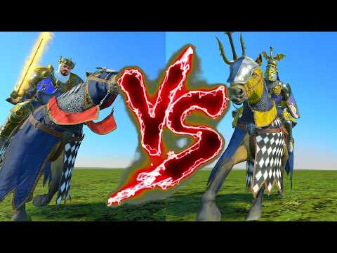Can King Louen Leoncoeur Defeat Alberic de Bordeleaux in a Fair Duel? | Total War: Warhammer 3