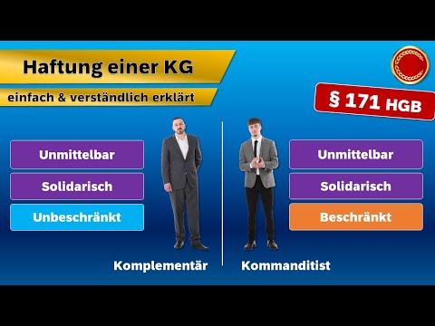 § 171 HGB // Haftung einer KG - 👨🏼‍🎓 EINFACH ERKLÄRT 👩🏼‍🎓
