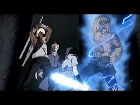 Sasuke vs Raikage, Darui and Gaara - Gaara's True Feelings Towards Sasuke!
