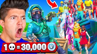 1 Kill = 30,000 VBucks! ft Fresh, Typical Gamer and Bugha - Fortnite