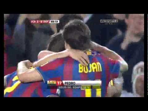 Barcelona Vs. Deportivo la Coruña [3-0] (14/04/2010) Goles All Goals & Full Highlights