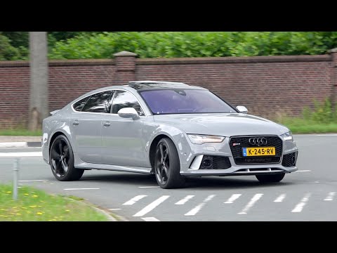 720hp Audi RS7 with FULL DECAT Akrapovic exhaust - LOUD Revs, Accelerations, Downshifts!