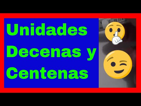 UNIDADES DECENAS Y CENTENAS 😉 / Formación de Números super FÁCIL 📏💯 / #matemática