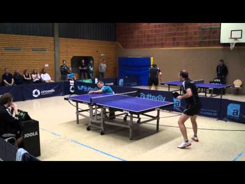 Bezirksklasse 2014/2015 TTC Aichtal - TTF Neuhausen II: Pavlidis vs. Reininghaus