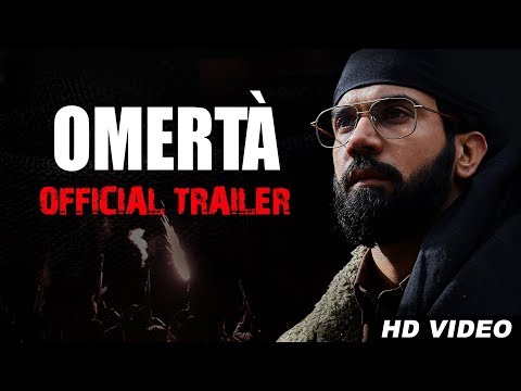 Thumbnail of the video: Omertà Official Trailer | Rajkummar Rao | Hansal Mehta | Releasing on 20th April 2018
