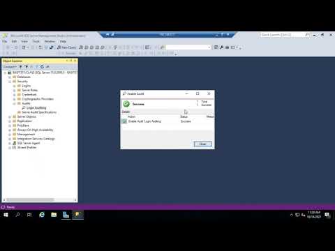 Configuring SQL Server auditing