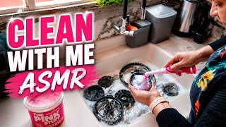 CLEAN WITH ME ASMR ✨ Limpeza e brilho na cozinha real (Asmr)