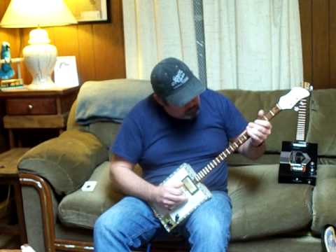 2 string cbg with mini humbucker by delta groove guitars