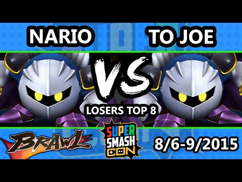 Super Smash Con - Nairo (Meta Knight) Vs. Toronto Joe (Meta Knight) - Losers Top 8 - SSBB