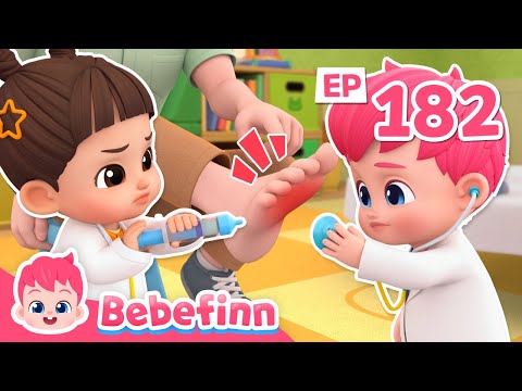 The Boo-Boo SongㅣEP182ㅣBebefinn and MinjeeㅣSong for KidsㅣBebefinn Nursery Rhymes