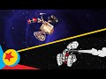WALL·E and EVE Soar Through Space | Pixar Side by Side