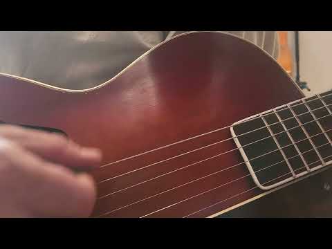 ✴️ Video Incl. – Restored 16'' Pre-War Schönbach German/Czech Archtop, 1930s – Perfect Playability, Great Condition and Sound image 11