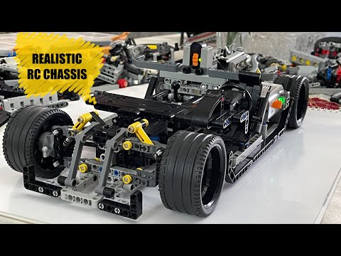 My 1:10 RC Realistic Super Car Chassis First Test Drive