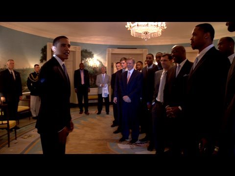 Tar Heels visit President Obama at the White House