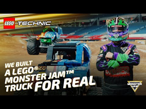 😎 Experience the LARGE-SCALE LEGO® Technic™ Monster Jam™ 🔥