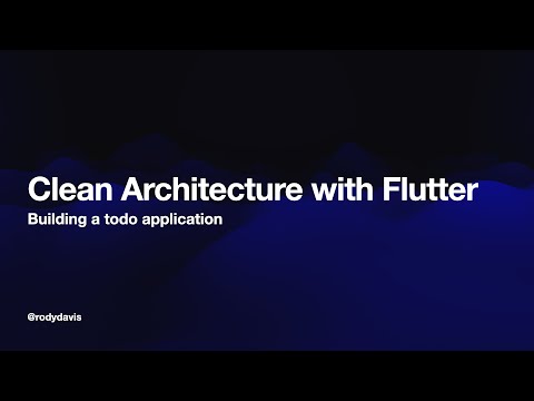 Clean Architecture with Flutter