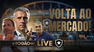 FOGÃONET LIVE: BOTAFOGO VOLTA AO MERCADO POR TÉCNICO | SORTEIO DA COPA DO BRASIL