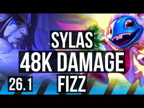 SYLAS vs FIZZ (MID) | 48K damage | EUW Diamond | 26.1