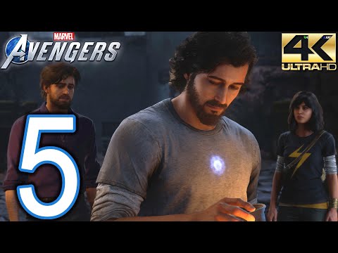 Marvel's AVENGERS PC 4K Walkthrough - Part 5 - Harm Challenge II, House Call, Armor Chase
