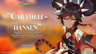 Caramelldansen - Caramell (Original Swedish Version) (Lyrics Video ft. Genshin Impact) (4K)