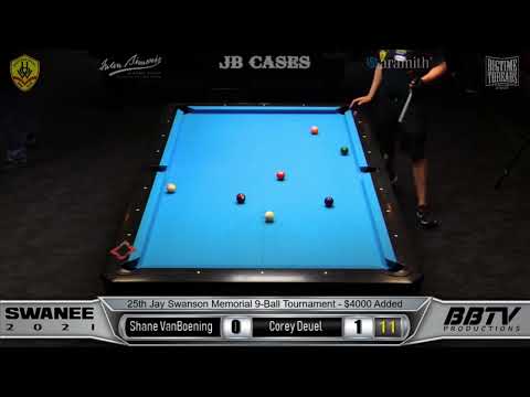 Shane Van Boening vs Corey Deuel | 2021 Jay “Swanee” Swanson Memorial Finals