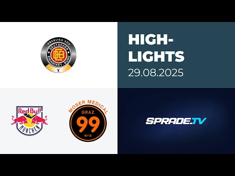 29.08.2025 - Highlights - EHC Red Bull München vs. Moser Medical Graz99ers