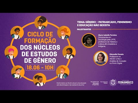 Live Ciclo de Formação dos Núcleos de Estudos de Gênero