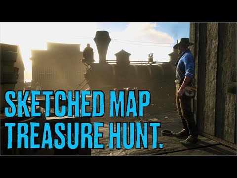 Red Dead Redemption II. Sketched Map Treasue Hunt. Complete Guide.