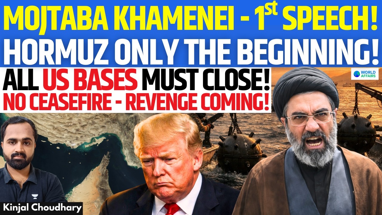Mojtaba Khamenei’s First Speech: “Shut US Bases Down” | Hormuz Blocked | Iran Vows Revenge | Kinjal
