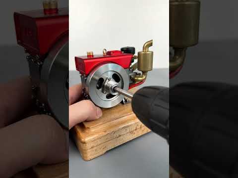 1/8 2.6cc Mini Single-Cylinder Gas Powered Motor 4-Stroke Engine Model