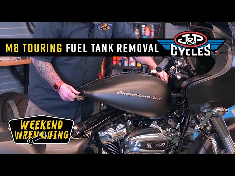 How to Remove a Gas Tank on a Harley Davidson Touring Bike : Weekend Wrenching