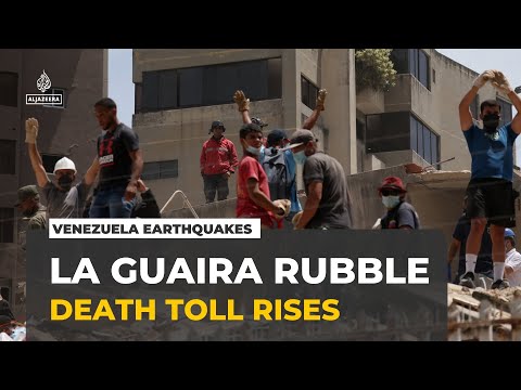 Venezuela earthquakes: Bodies pulled from the rubble as death toll rises