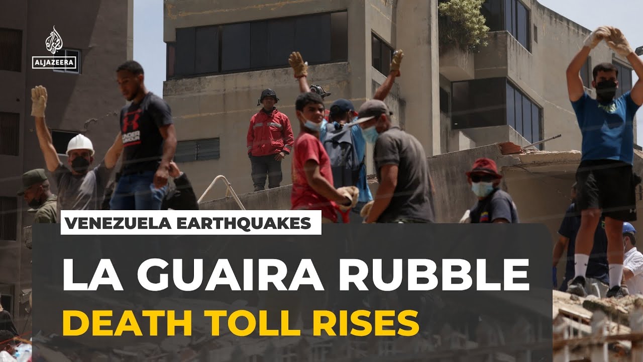 Venezuela earthquakes: Bodies pulled from the rubble as death toll rises