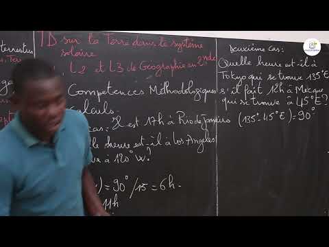 Exercises - Second L- HG: TD / Geography / Dissertation: The Earth in the solar system / Suite 2