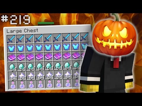 Minecraft Factions Let's Play: Episode 219 - EPIC HALLOWEEN PVP EVENT!! (Minecraft Raiding)