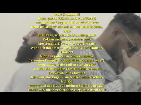 SINAN G - ALLES FÜR UNS LYRICS (Lyrics Video+Download) feat. YONII (prod. by