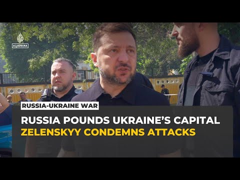 Zelensky condemns major Russian missile and drone strikes on civilian targets in Ukraine