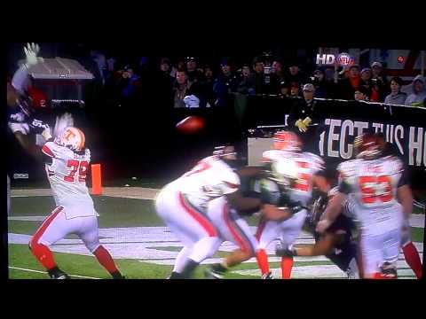 Tyson Alualu forces Tim Tebow fumble