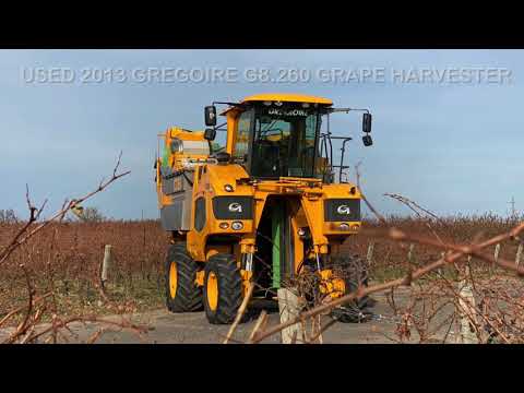 2013 Gregoire G8.260 Grape Harvester For Sale