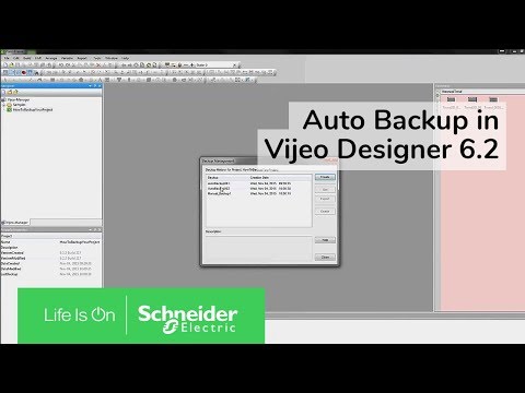 Video: How do I use Backup Manager in Vijeo Designer to backup/restore/export my project?