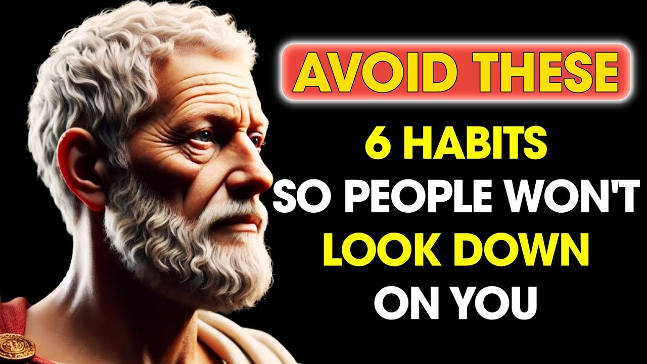 6 TERRIBLE HABITS That Instantly Make People DISRESPECT You - Stop These NOW | Stoic Philosophy