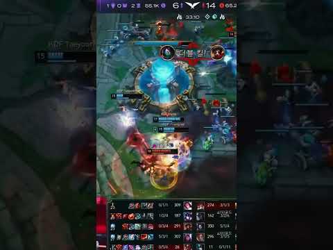 HLE Zeka Akali 1v3 - HLE vs KDF 2023 LCK Spring #shorts