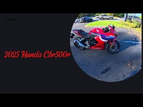 2025 Honda cbr500r first ride and review!