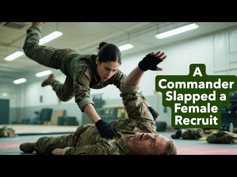 During a Training Session, A Commander Slapped a Female Recruit—Moments Later, She Put Him on Ground