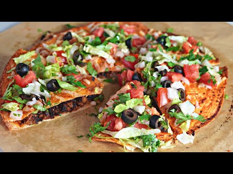 How To Make Vegan Mexican Pizza | Plant-Based Recipe - Healthy Vegan Meal Ideas