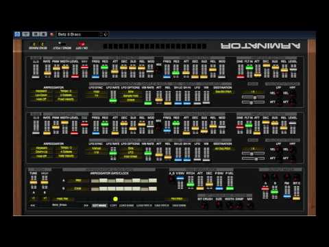 Free VST - Arminator Synth (Yamaha CS80 synthesizer-emulation) - vstplanet.com