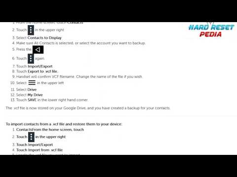☑️ Moto G5 Plus Import or Export Contacts From Google