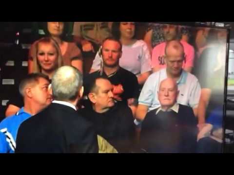 Guy gets kicked out off the snooker