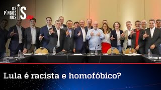Lula esquece de pagar o pedágio ideológico e é criticado por foto com homens brancos