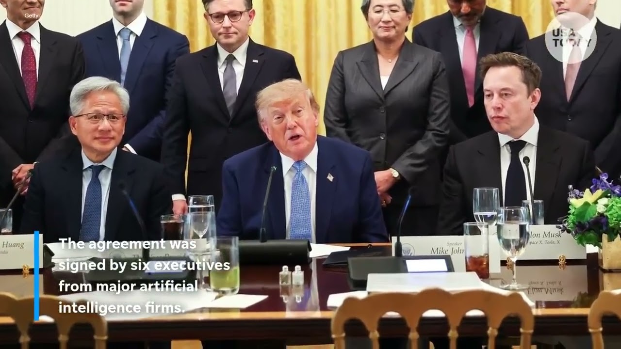 Trump's 'super intelligence' AI agreement includes spelling error